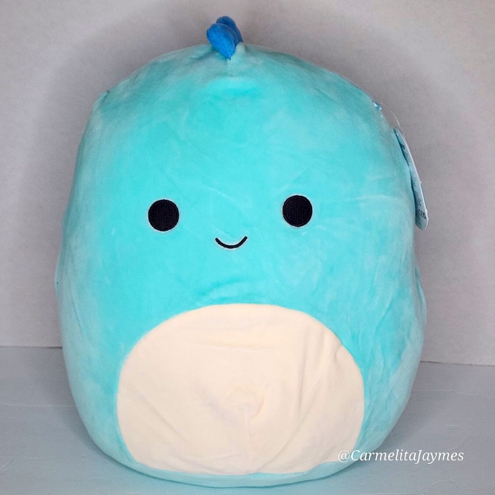 BEN 🦕 Blue Dinosaur DEFECT TAG Original Squishmallow By Kellytoy NWT